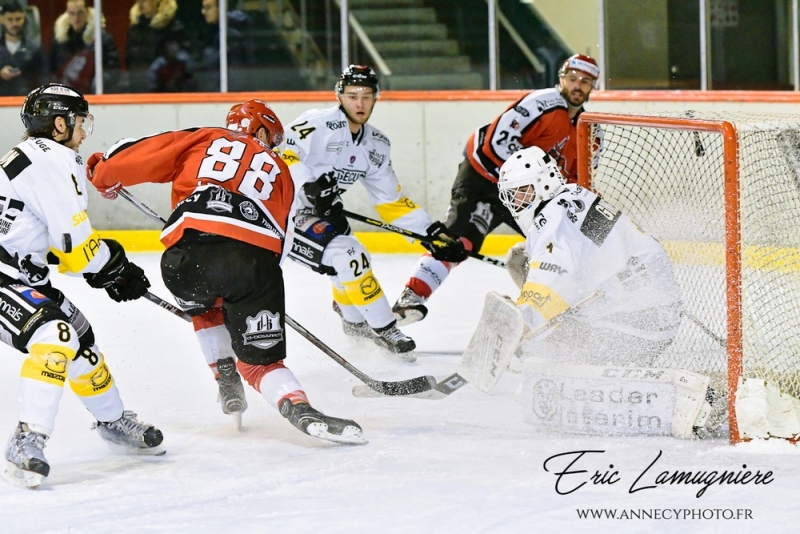 Photo hockey Division 2 - Division 2 : 5ème journée : Annecy vs Roanne - Les gardiens à l’honneur