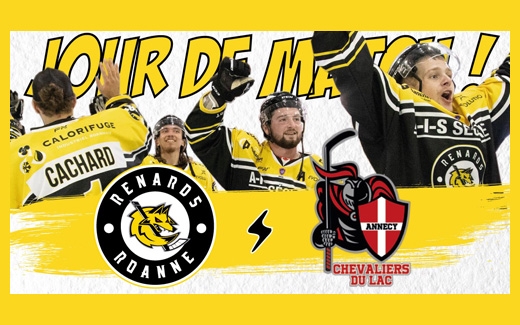 Photo hockey Division 2 - Division 2 : 5ème journée : Roanne vs Annecy - Roanne maitrise et s