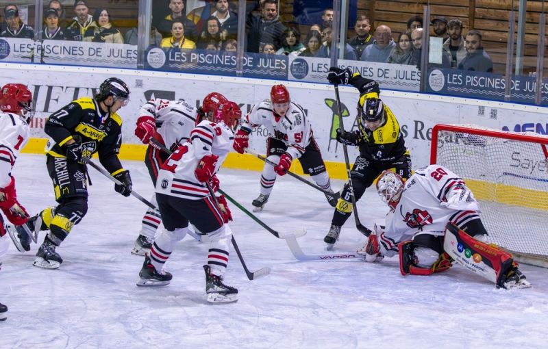 Photo hockey Division 2 - Division 2 : 6ème journée : Roanne vs Annecy - Roanne s
