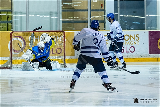 Photo hockey Division 2 - Division 2 : 7ème journée : Châlons-en-Champagne vs Paris (FV) - Reportage photos de la rencontre entre Châlons-en Champagne et Paris