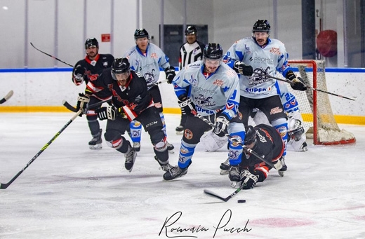 Photo hockey Division 2 - Division 2 : 7ème journée : Toulouse-Blagnac vs Courchevel-Méribel-Pralognan - Victoire du HCMP à Toulouse