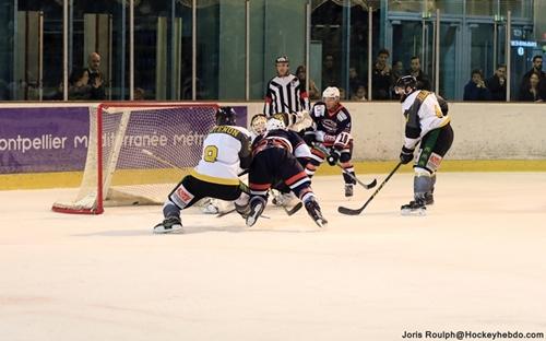 Photo hockey Division 2 - Division 2 : 9ème journée : Montpellier  vs Chambéry - Les éléphants craquent à Végapolis
