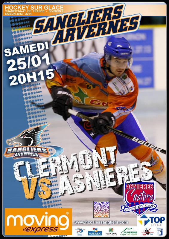 Photo hockey Division 2 - Division 2 : Clermont-Ferrand (Les Sangliers Arvernes) - Clermont - Week End spécial Hockey