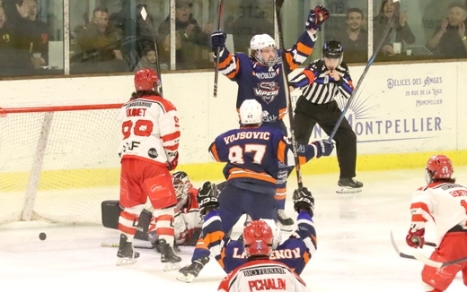 Photo hockey Division 2 - Division 2 - Finale - Match 2 : Montpellier  vs Valence - Finale M2 - Les Lynx assomment les Vipers