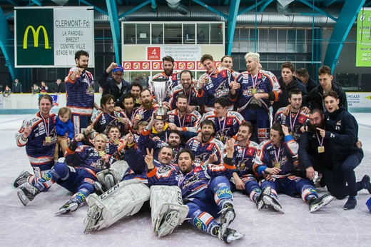 Photo hockey Division 2 - Division 2 : Play Off - Finale - Match 2 : Clermont-Ferrand vs Courchevel-Méribel-Pralognan - Champion Clermont