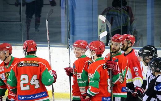 Photo hockey Division 2 - Division 2 - Play-off , huitième de finale, match retour : Mont-Blanc vs Meudon - D2 : Les Yétis se qualifient aisément