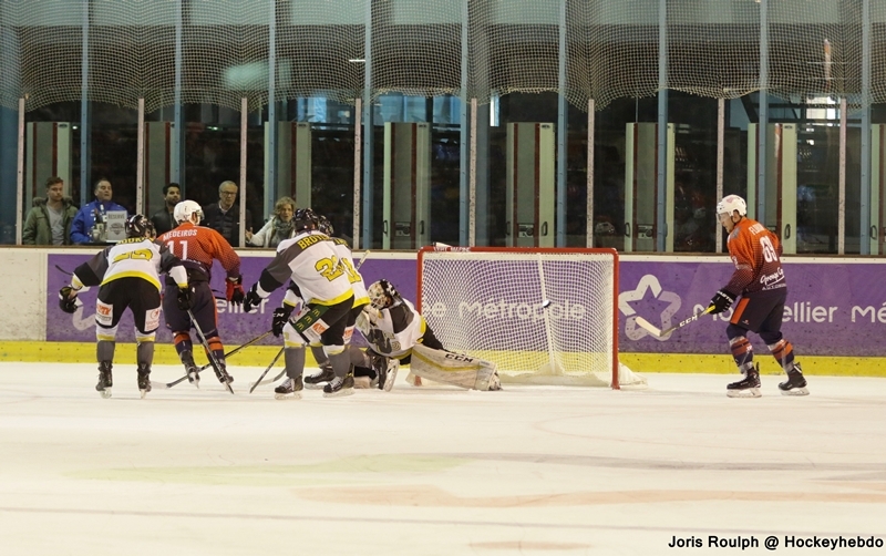 Photo hockey Division 2 - Division 2 : playoff, Finale, match 1 : Montpellier  vs Chambéry - Finale D2, match 1.