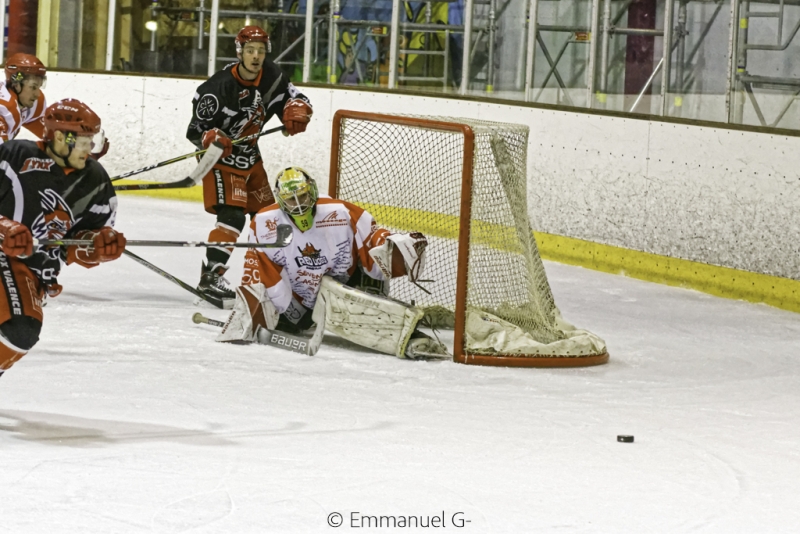 Photo hockey Division 2 - Division 2 : playoff, huitième de finale, match 1 : Valence vs Amnéville - Place au PLAY OFF