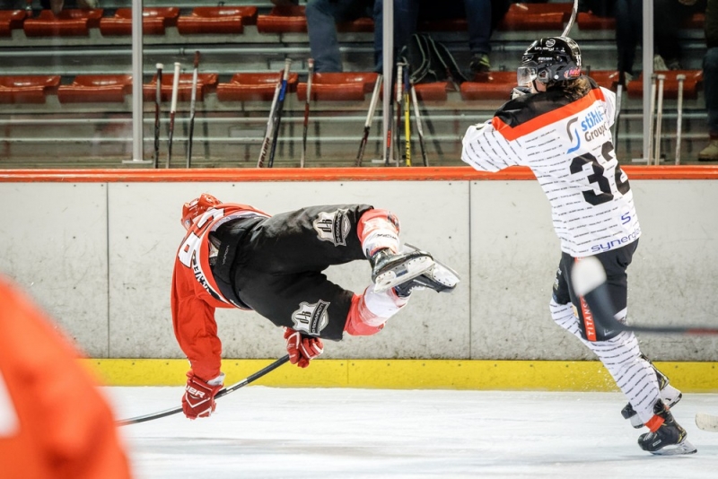 Photo hockey Division 2 - Division 2 : playoff, huitième de finale, match 2 : Annecy vs Colmar - Les Chevaliers viennent à bout des Titans