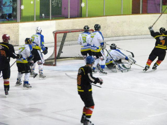 Photo hockey Division 3 - D3 : 10ème journée : Besançon vs Châlons-en-Champagne - D3 : Le crime était presque parfait
