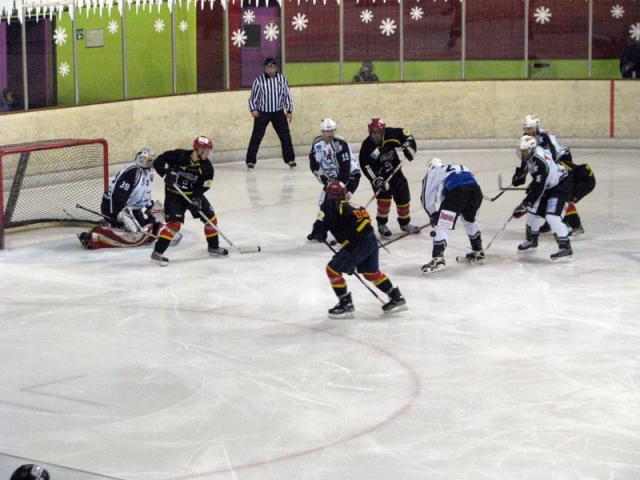 Photo hockey Division 3 - D3 : 11ème journée : Besançon vs Briançon II - Sanction sévère
