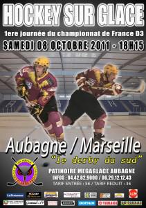 Photo hockey Division 3 - D3 : 1ère journée : Aubagne vs Marseille - Aubagne sort la tête haute