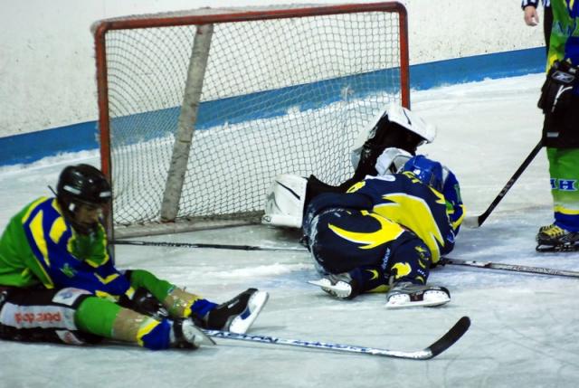 Photo hockey Division 3 - D3 : 9ème journée : Limoges vs Niort - Les Taureaux de Feu se font des frayeurs