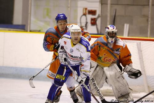 Photo hockey Division 3 - D3 : journée du 09/11/2013 : Clermont-Ferrand II vs Avignon - Les Castors plus féroces que les Sangliers