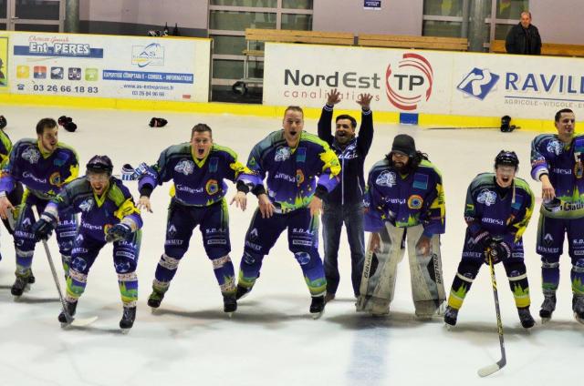 Photo hockey Division 3 - D3 : Play Off 1/4 de finale - Retour : Châlons-en-Champagne vs Toulon - D3 : Châlons, bis repetita !