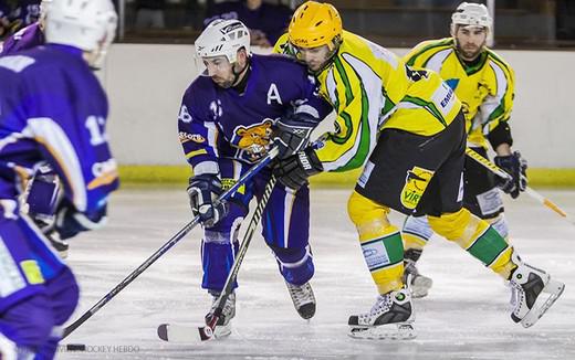 Photo hockey Division 3 - D3 : Play Off 1/8ème de finale - Aller : Viry Hockey 91 vs Avignon - Avignon prend une bonne option