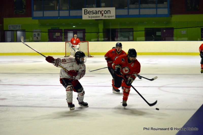 Photo hockey Division 3 - Division 3 - 1/8 de Finale - Match 1 : Besançon vs Briançon II - Avantage au diable