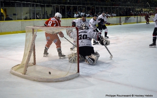 Photo hockey Division 3 - Division 3 : 11ème journée : Dijon  vs Annecy II - Messire le Duc désarçonne les Chevaliers du Lac