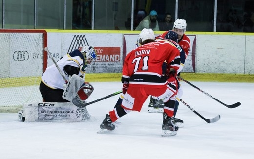 Photo hockey Division 3 - Division 3 - 13ème journée : Dijon  vs Villard-de-Lans II - Messire le Duc engrange pour l