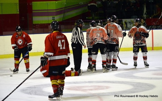 Photo hockey Division 3 - Division 3 : 16ème journée : Besançon vs Mulhouse - Logiquement