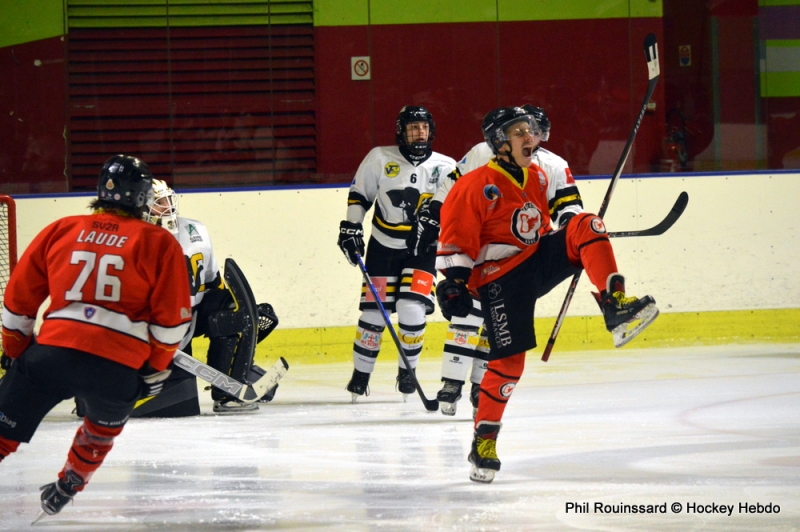 Photo hockey Division 3 - Division 3 : 18ème journée : Besançon vs Chambéry II - Les Aigles le bec dans l