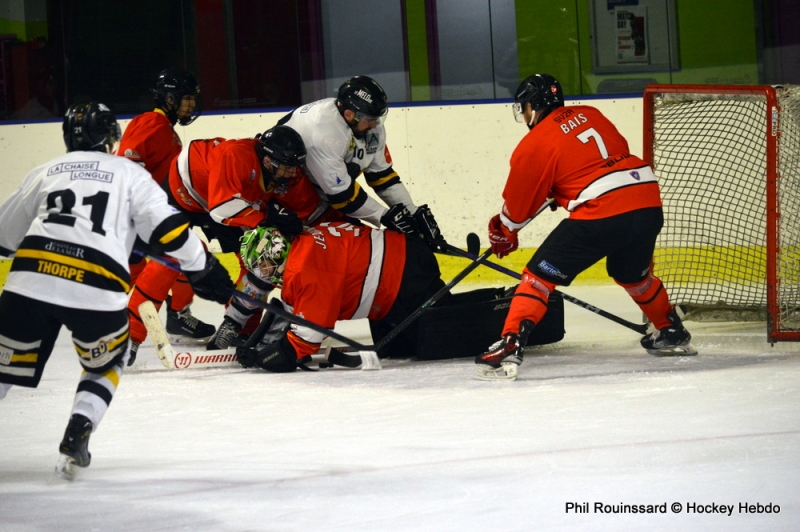 Photo hockey Division 3 - Division 3 : 18ème journée : Besançon vs Chambéry II - Les Aigles le bec dans l