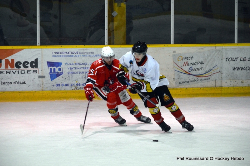 Photo hockey Division 3 - Division 3 : 18ème journée : Dijon II vs Besançon - Derby nettement remporté