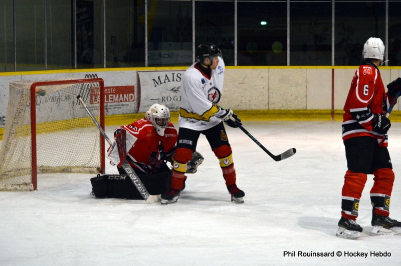 Photo hockey Division 3 - Division 3 : 18ème journée : Dijon II vs Besançon - Derby nettement remporté