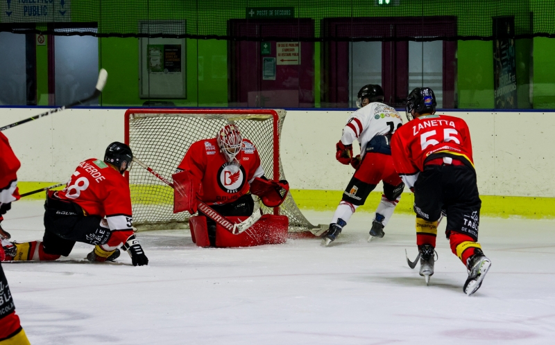 Photo hockey Division 3 - Division 3 - 19ème journée : Besançon vs Briançon II - Les Aigles à tire-d