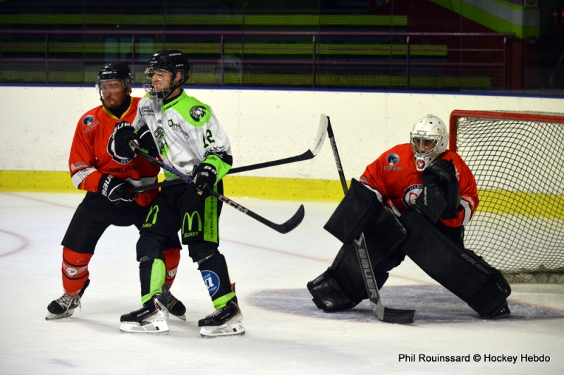 Photo hockey Division 3 - Division 3 : 4Ã¨me journÃ©e : Besançon vs Epinal 2 - Décollage in extremis