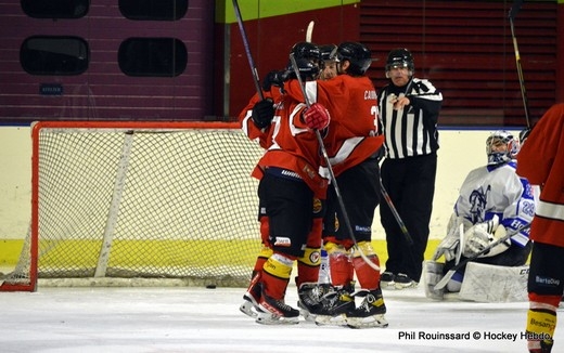 Photo hockey Division 3 - Division 3 : 9ème journée : Besançon vs HCMP II - Besançon en démonstration