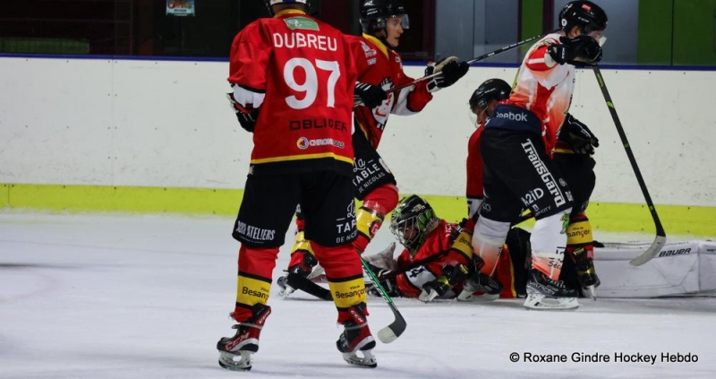 Photo hockey Division 3 - Division 3 - 9ème journée : Besançon vs Nimes - Une deuxième victoire de rang