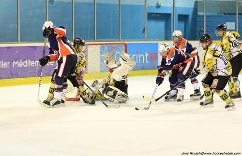 Photo hockey Division 3 - Division 3 : journée du 12 décembre 2015 : Montpellier  vs Chambéry II - D3 : Les Vipers écrasent les Eléphants 