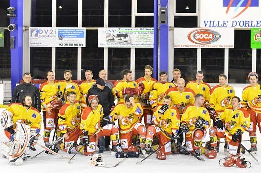 Photo hockey Division 3 - Division 3 : journée du 16-17 janvier 2016 : Caen II vs Orléans - Fin de série pour les Renards