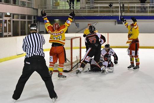 Photo hockey Division 3 - Division 3 : journée du 16-17 janvier 2016 : Caen II vs Orléans - Fin de série pour les Renards