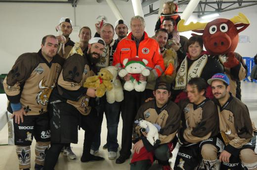Photo hockey Division 3 - Division 3 : journée du 21-22 novembre 2015 : Dammarie-les-Lys vs Epinal  - Rencontre sous le signe de la solidarité