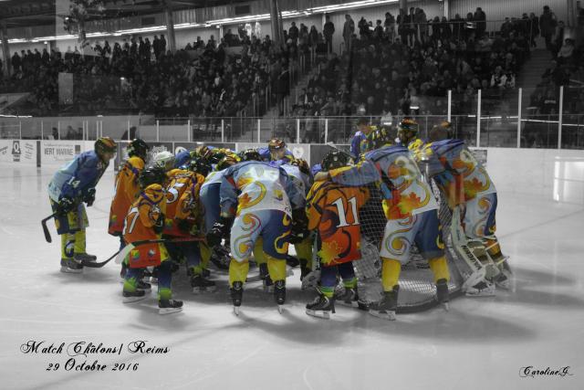 Photo hockey Division 3 - Division 3 : journée du 29 octobre 2016 : Châlons-en-Champagne vs Reims - Première manche pour les Gaulois