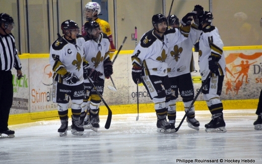 Photo hockey Division 3 - Division 3 : journée du 4 novembre 2017 : Dijon  vs Dammarie-les-Lys - Les Caribous renversent Messire le Duc