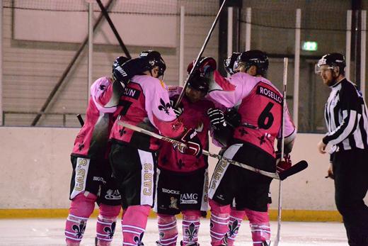 Photo hockey Division 3 - Division 3 : journée du 8 octobre 2016 : Dammarie-les-Lys vs Champigny-sur-Marne - Les caribous victorieux pour Octobre rose