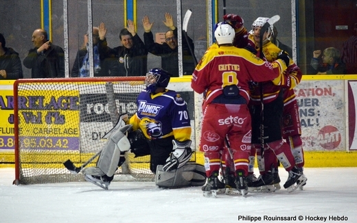 Photo hockey Division 3 - Division 3 : journée en retard 24 mars 2018 : Dijon  vs Fontenay sous Bois - Messire le Duc dépèce les Pumas 