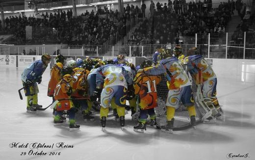 Photo hockey Division 3 - Division 3 : journées des 26 - 27 novembre 2016 : Châlons-en-Champagne vs Luxembourg - Que de buts !