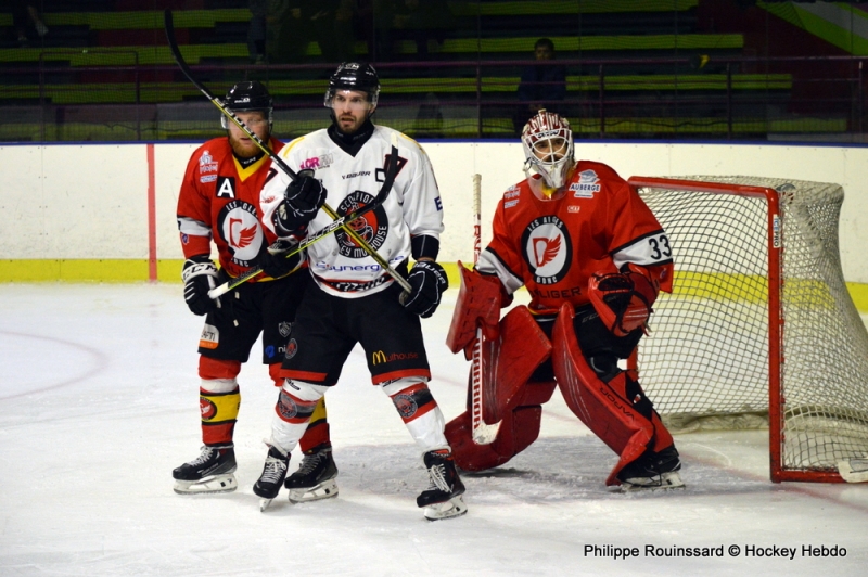 Photo hockey Division 3 - Division 3 - Play-off Barrage - Aller : Besançon vs Mulhouse - Double avantage Mulhouse à Besançon
