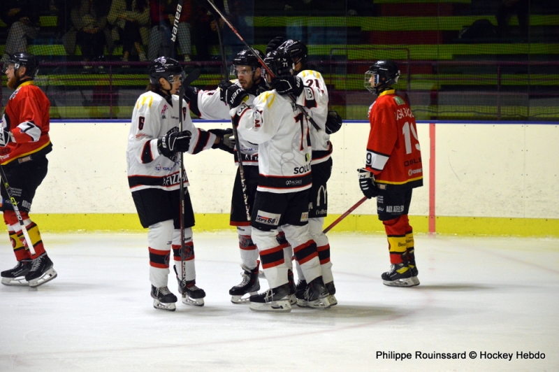Photo hockey Division 3 - Division 3 - Play-off Barrage - Aller : Besançon vs Mulhouse - Double avantage Mulhouse à Besançon