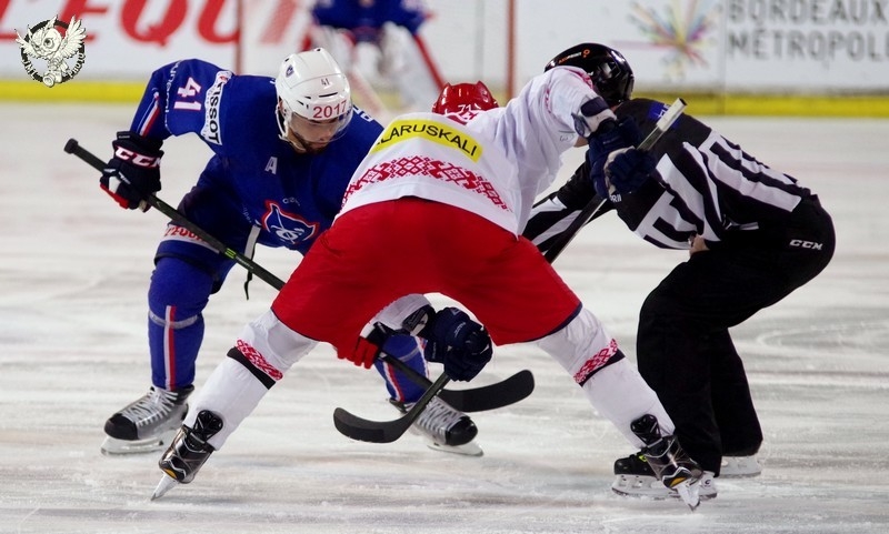 Photo hockey Equipes de France -  : France (FRA) vs Biélorussie (BLR) - Les Bleus mettent la manière