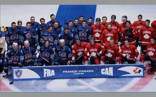 Photo hockey Equipes de France -  : France (FRA) vs Canada (CAN) - Le Canada s