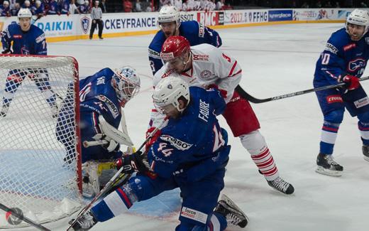 Photo hockey Equipes de France -  : France (FRA) vs Danemark (DEN) - La France dominée
