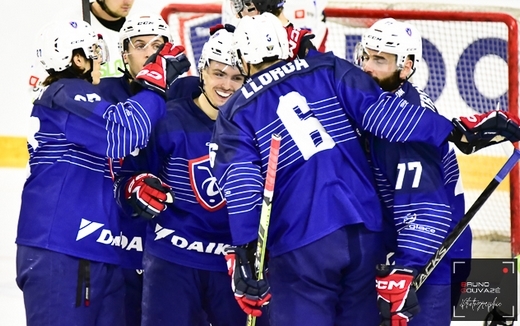Photo hockey Equipes de France -  : France (FRA) vs Slovenie (SLO) - EDF – La France l’emporte face à la Slovénie