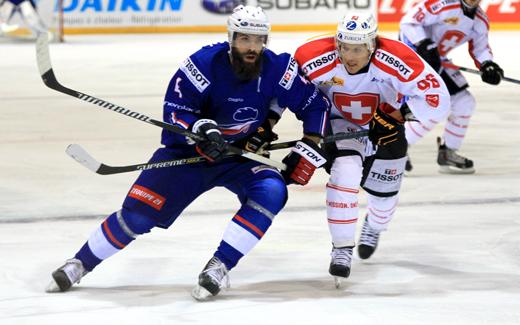 Photo hockey Equipes de France -  : France (FRA) vs Suisse (SUI) - Le match aller pour la Suisse !