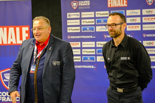 Photo hockey Equipes de France - Equipes de France - CDF - Conférence de presse Pierre-Yves Gerbeau et Pascal Vigneron