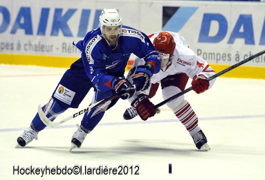 Photo hockey Equipes de France - Equipes de France - France-Danemark : courte désillusion 